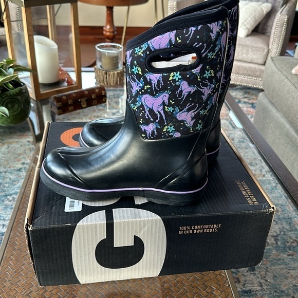 Bogs Kids Classic II Unicorn Awesome (Toddler/Little Kid/Big Kid) size 7 new - Picture 5 of 8